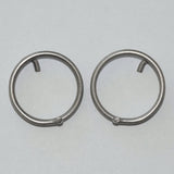 Door Handle Spring 2.5 Turn 1.8mm Round Wire Plan View