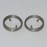 Door Handle Spring 2.5 Turn 1.8mm Round Wire Side View