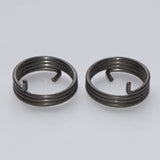 Door Handle Spring 3.5 Turn 1.6mm Round Wire Side View