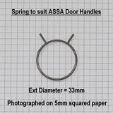 ASSA Door Handle Spring Dimensions