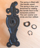 2.5 Turn Door Handle Springs, 1.63mm Round Wire, 22.5mm Diameter