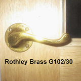 Rothley Brass G102/30 Door Handle