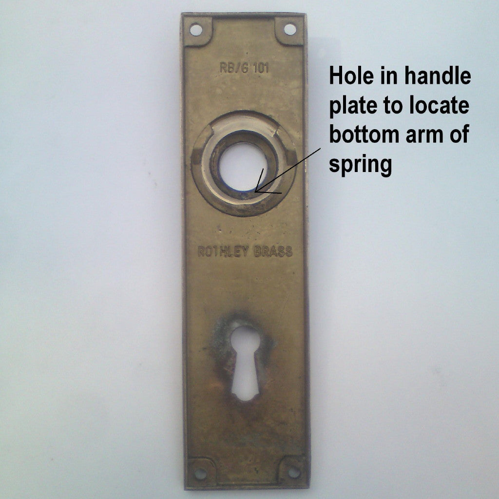Round Wire Replacement Door Handle Springs for Rothley Brass