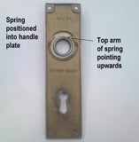 Fitting a Round Wire Door Handle Spring - Step 2