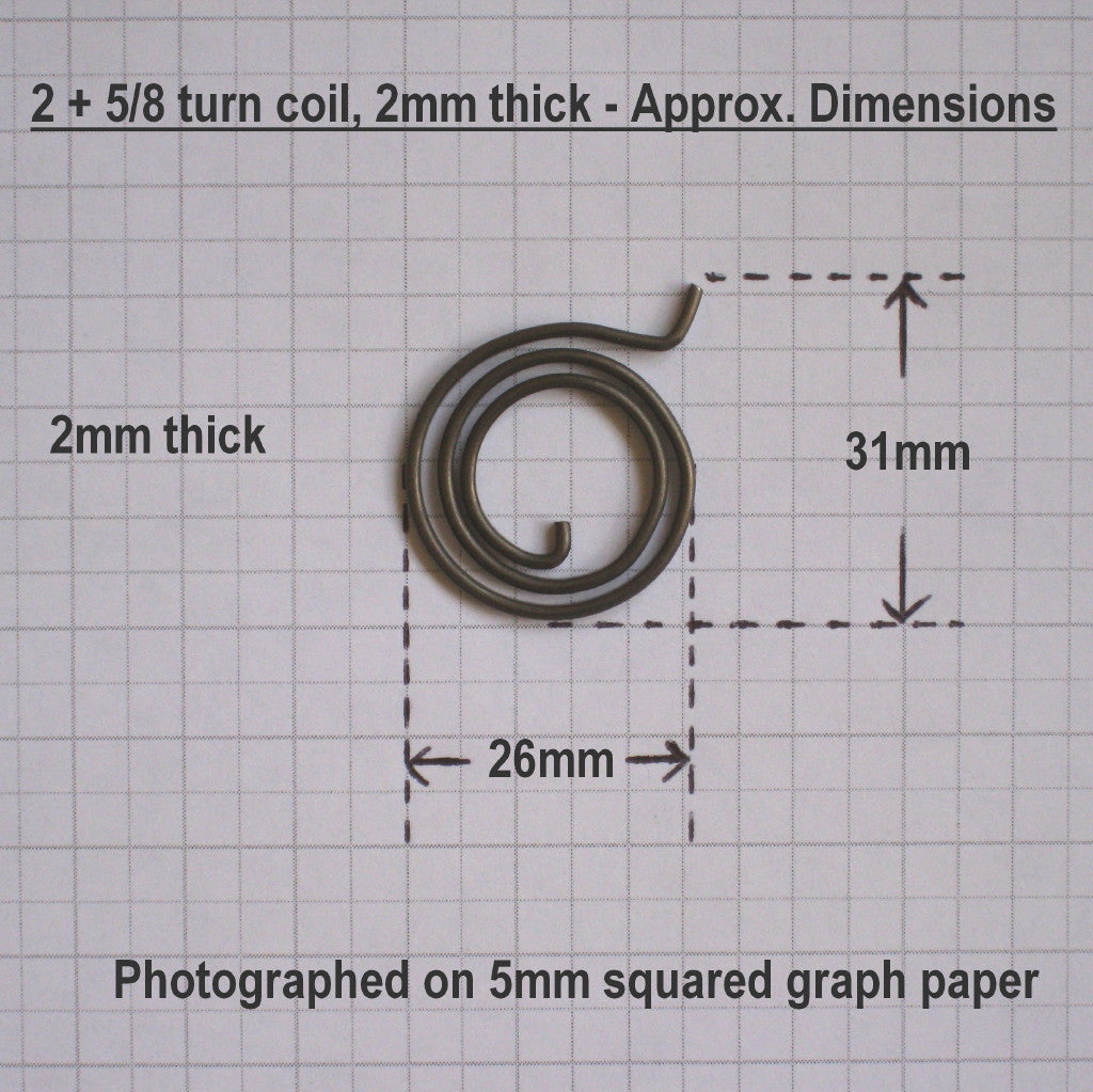 26mm Spiral Door Handle / Lever Springs Northern DIY Ltd