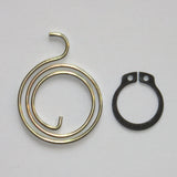 2+1/2 Turn Door Handle Springs plus Circlips, 2mm thick