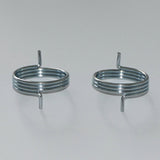 Door Handle Spring 3.5 Turn 1.4mm Round Wire End View