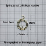 24mm Diameter, 3.0mm thick Springs to suit Urfic Door Handles