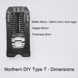 Northern DIY Type T Door Handle Spring Cassette