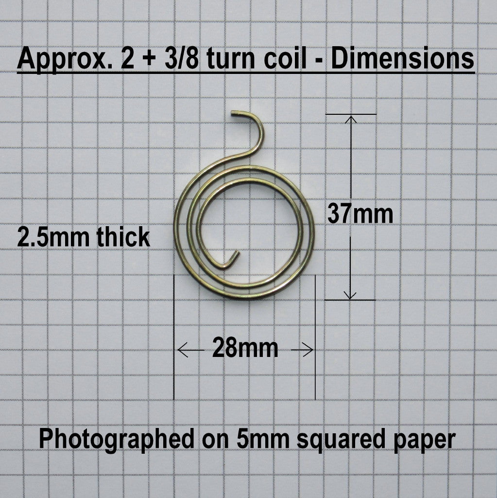Replacement 2+3/8 Turn Door Handle / Lever Springs – Northern DIY Ltd