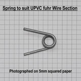 Spring to suit UPVC Fuhr Wire Section (Available in packs of 1, 2 or 6)